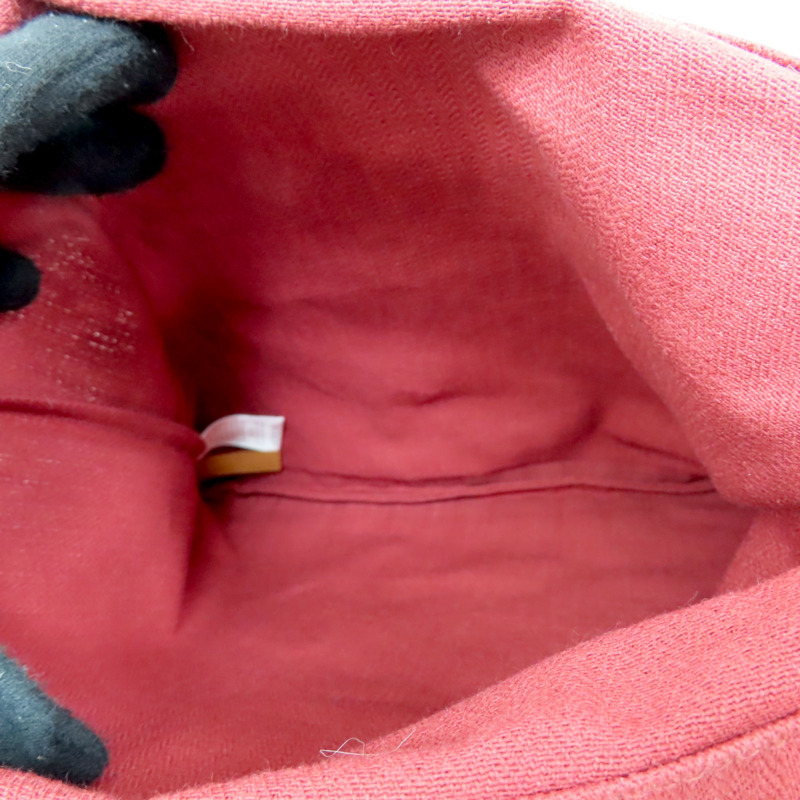 愛馬仕紅 帆布 Aline Groom 肩背包 Z刻【HERMES 愛馬仕】 H000867EKAB-5