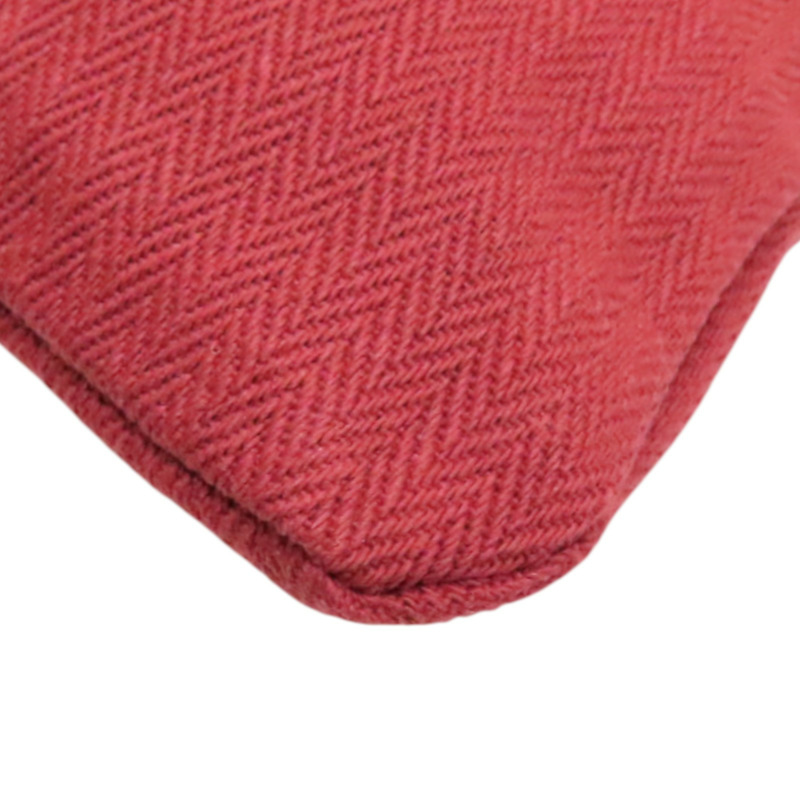 愛馬仕紅 帆布 Aline Groom 肩背包 Z刻【HERMES 愛馬仕】 H000867EKAB-9