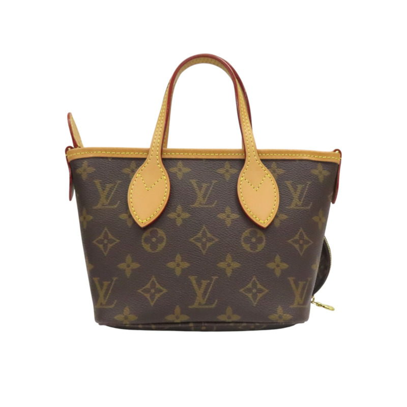 棕色 原花帆布 Neverfull BB 兩用包【LOUIS VUITTON LV 路易威登】 M46786-1