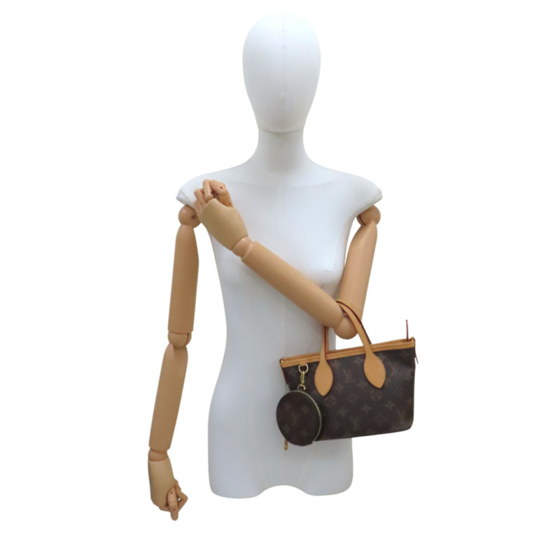 棕色 原花帆布 Neverfull BB 兩用包【LOUIS VUITTON LV 路易威登】 M46786-9