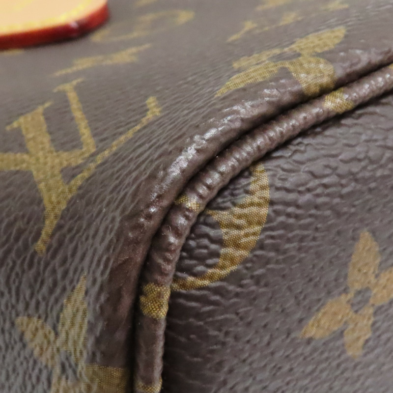 棕色 原花帆布 Neverfull BB 兩用包【LOUIS VUITTON LV 路易威登】 M46786-11