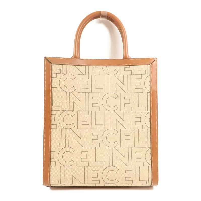 CELINE 帆布Cabas金扣手挽肩背兩用袋-1