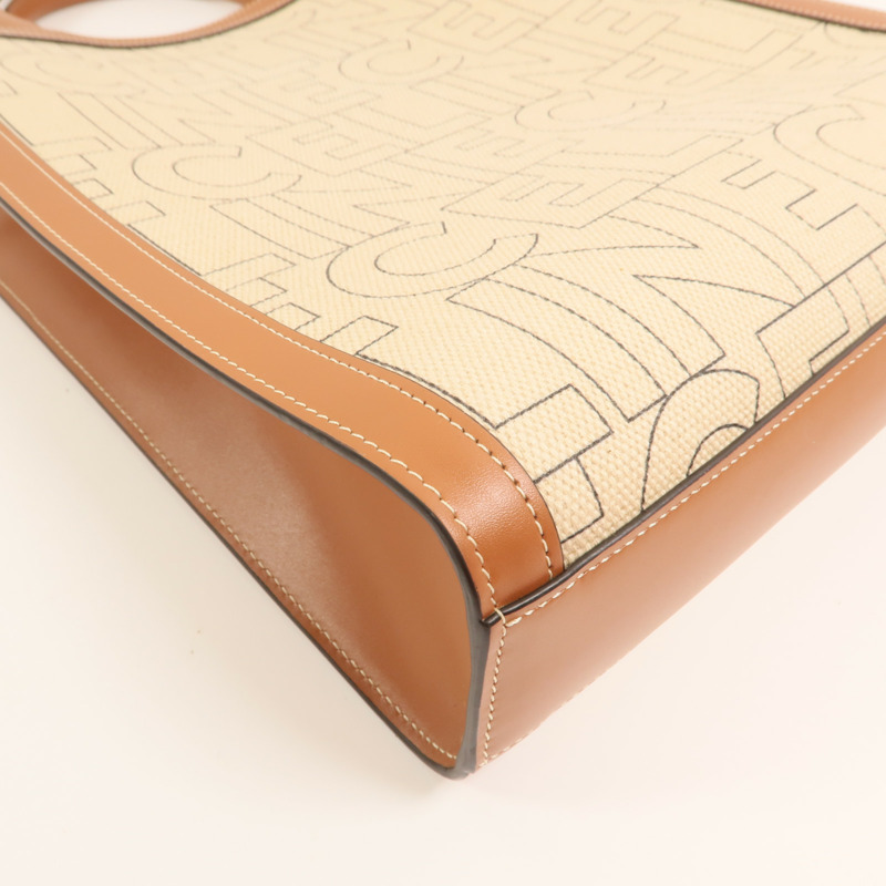 CELINE 帆布Cabas金扣手挽肩背兩用袋-12