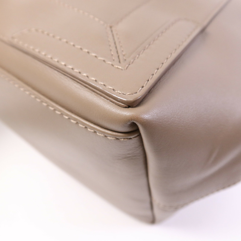 BALENCIAGA 牛皮皮革Navy Cabas銀扣手挽袋-4