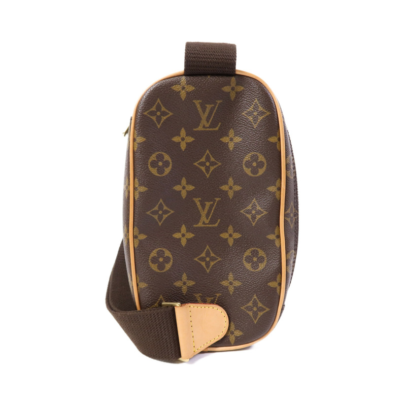 LOUIS VUITTON Monogram Pochette Gange金扣肩背袋-1