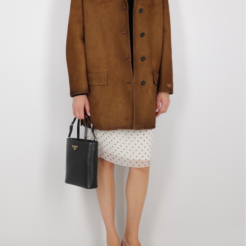 Prada 女士 徽標單肩包均碼碼21.5cm*6cm*18.5cm-1