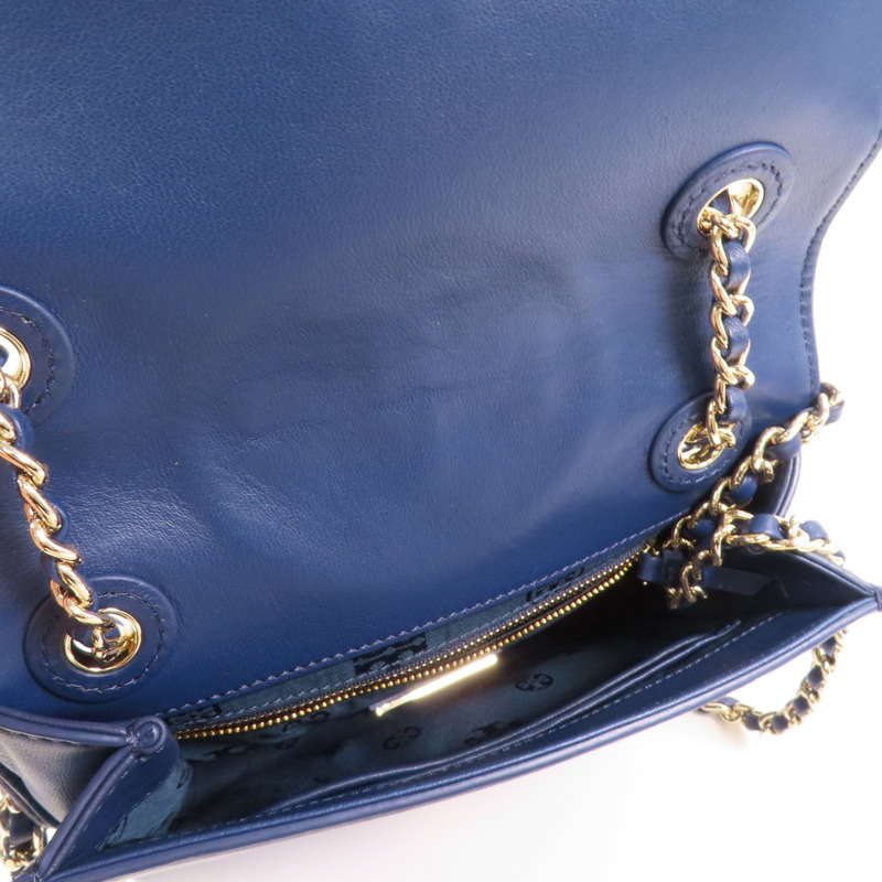 Tory Burch 牛皮皮革Chain Shoulder Bag金扣鏈帶肩背袋-8