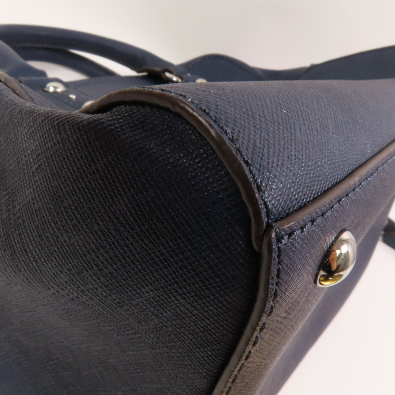 Michael Kors 塗層帆布2Way Shoulder Bag金扣手挽肩背兩用袋-8