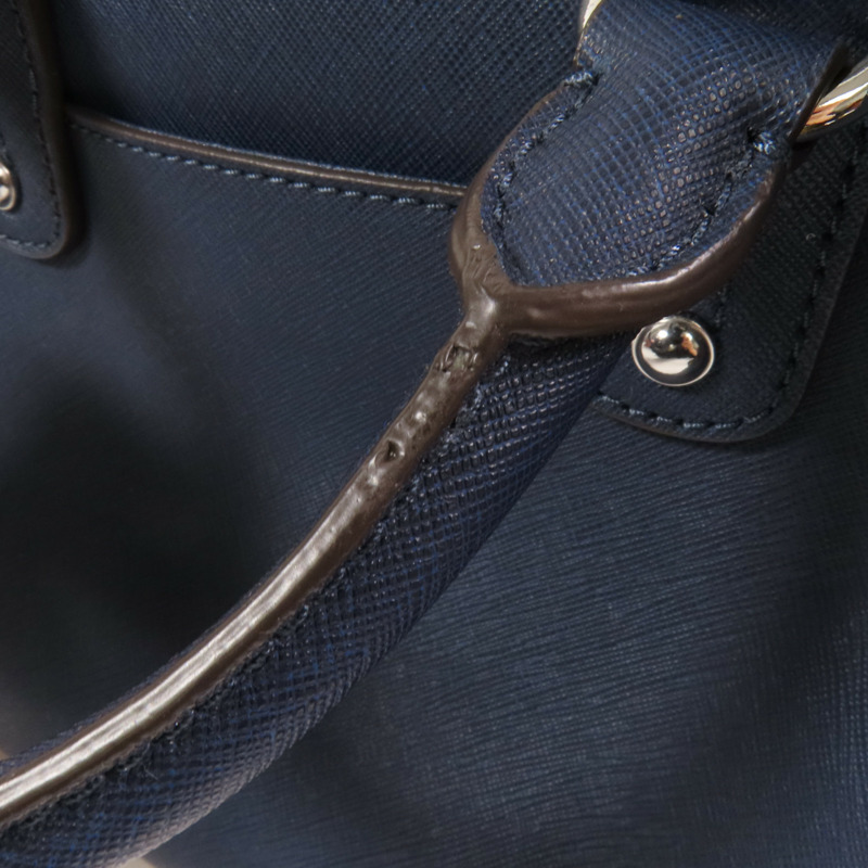 Michael Kors 塗層帆布2Way Shoulder Bag金扣手挽肩背兩用袋-12