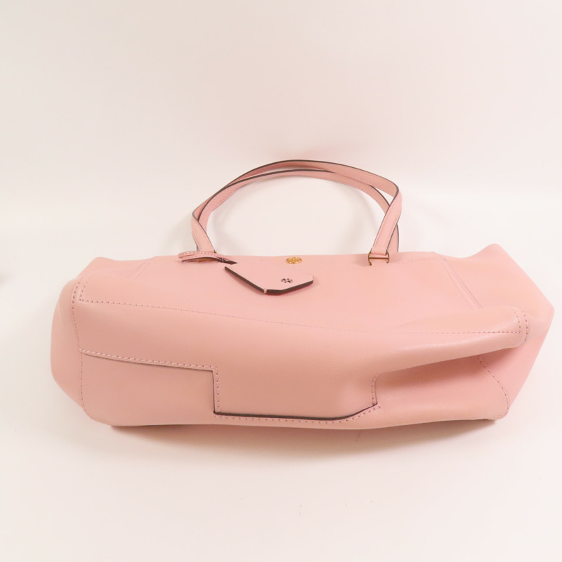 Tory Burch 牛皮皮革Tote Bag金扣肩背袋-3