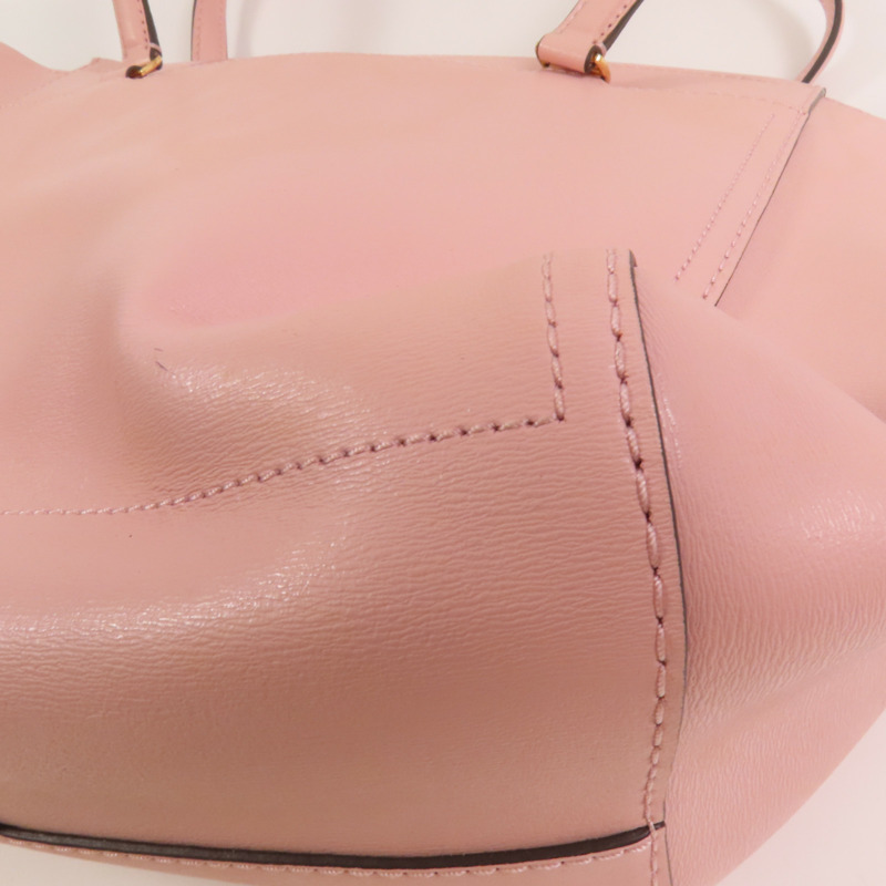 Tory Burch 牛皮皮革Tote Bag金扣肩背袋-7