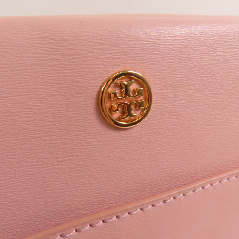 Tory Burch 牛皮皮革Tote Bag金扣肩背袋-10