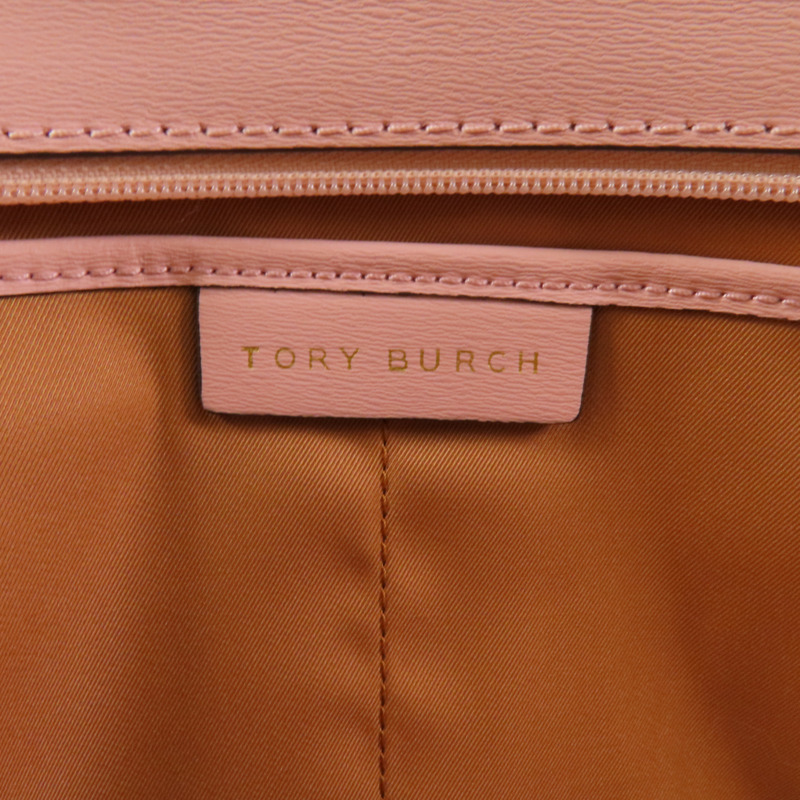 Tory Burch 牛皮皮革Tote Bag金扣肩背袋-12