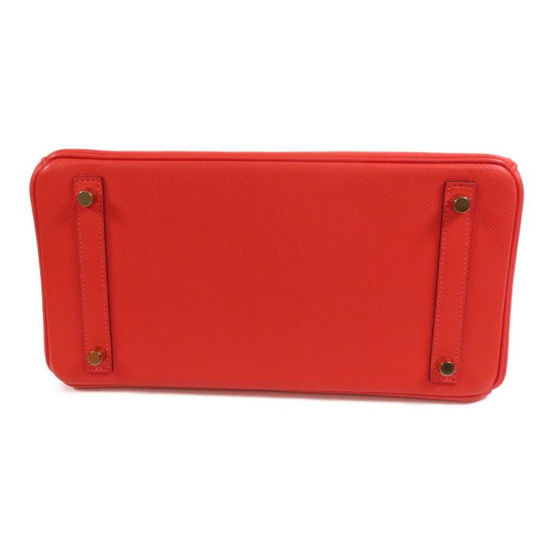 HERMES Epsom皮革Birkin 30金扣手挽袋Rose Jaipur-3