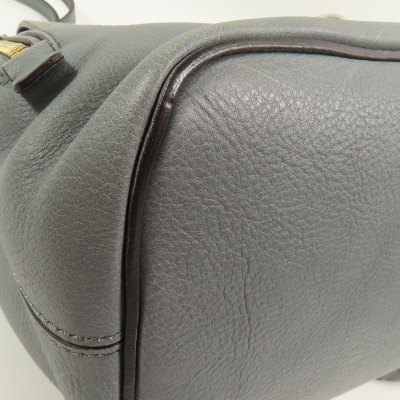 Chloe 牛皮皮革/麂皮皮革Faye Backpack金扣背包肩背兩用袋-5