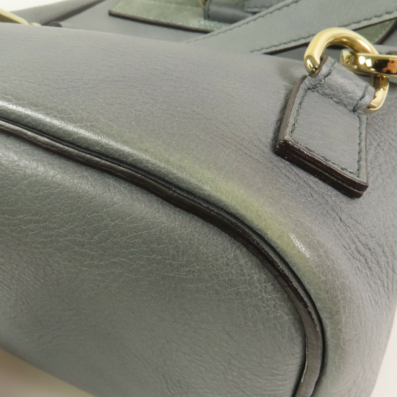 Chloe 牛皮皮革/麂皮皮革Faye Backpack金扣背包肩背兩用袋-7