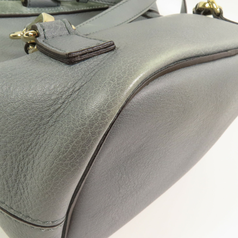 Chloe 牛皮皮革/麂皮皮革Faye Backpack金扣背包肩背兩用袋-8