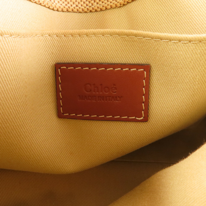 Chloe 帆布Small Woody Tote手挽袋-15