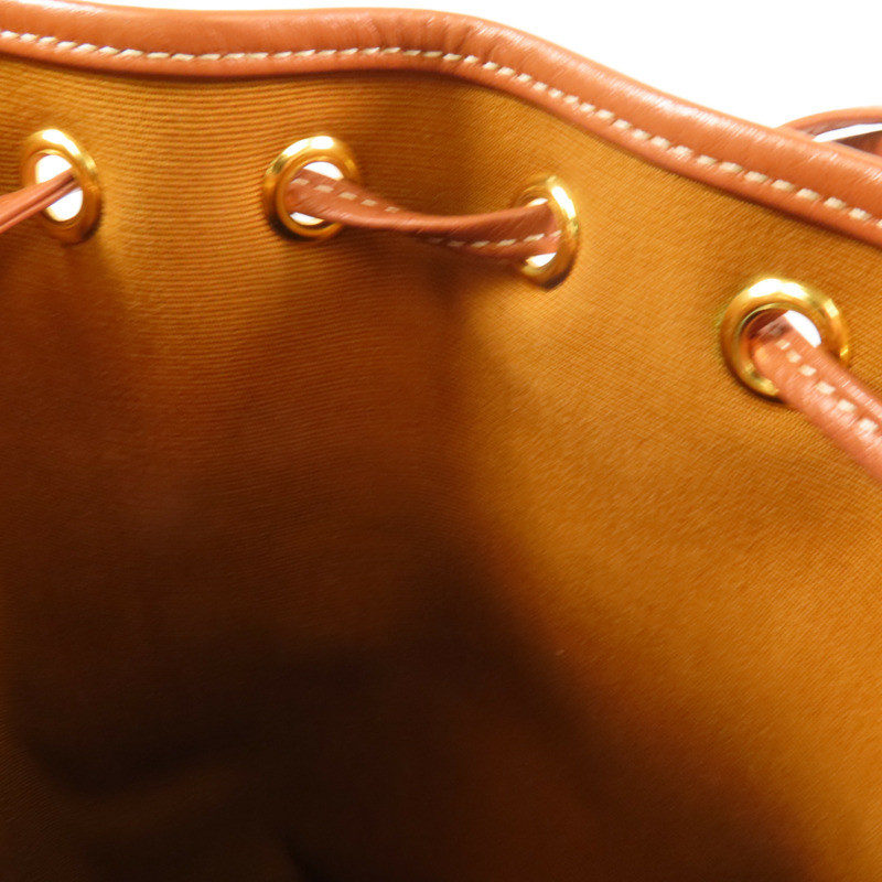 CELINE Triomphe帆布Bucket Bag金扣肩背袋-12