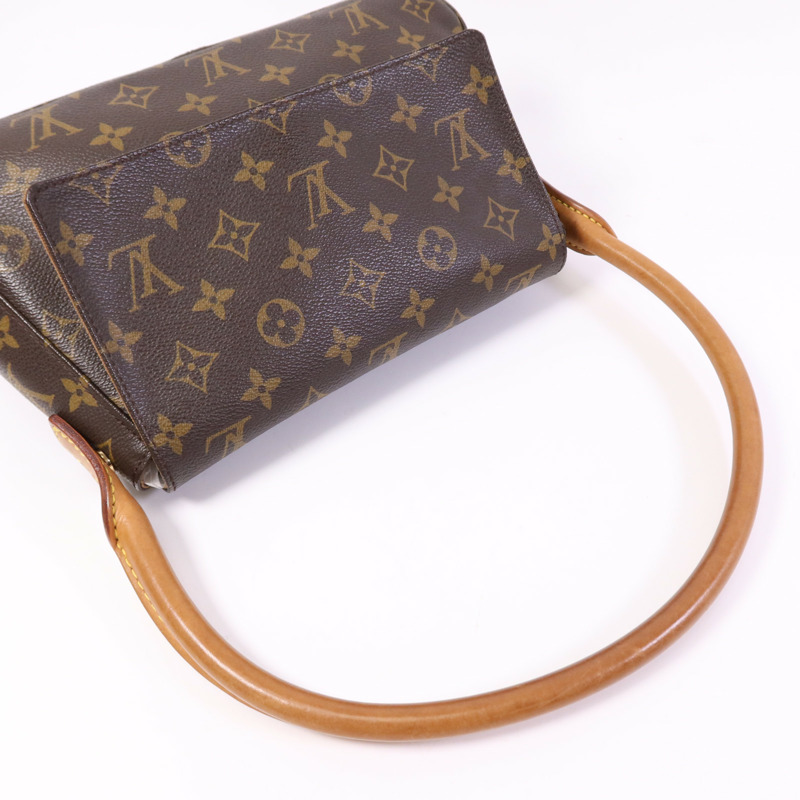 LOUIS VUITTON Monogram Mini Looping金扣肩背袋-8