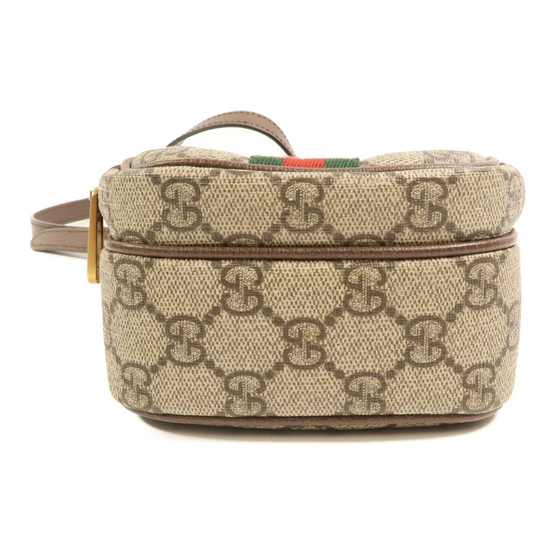 GUCCI 塗層帆布Ophidia MiniBag金扣手挽肩背兩用袋-3
