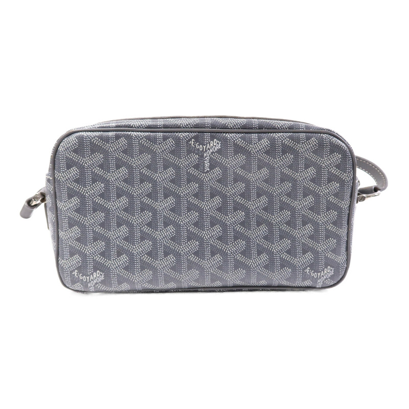 GOYARD 塗層帆布Cap Vert PM銀扣肩背袋-1