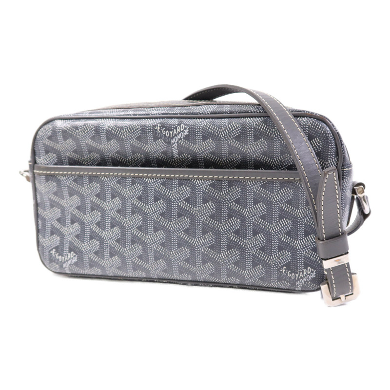 GOYARD 塗層帆布Cap Vert PM銀扣肩背袋-2