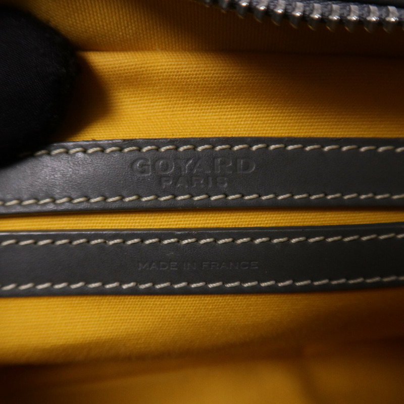 GOYARD 塗層帆布Cap Vert PM銀扣肩背袋-5