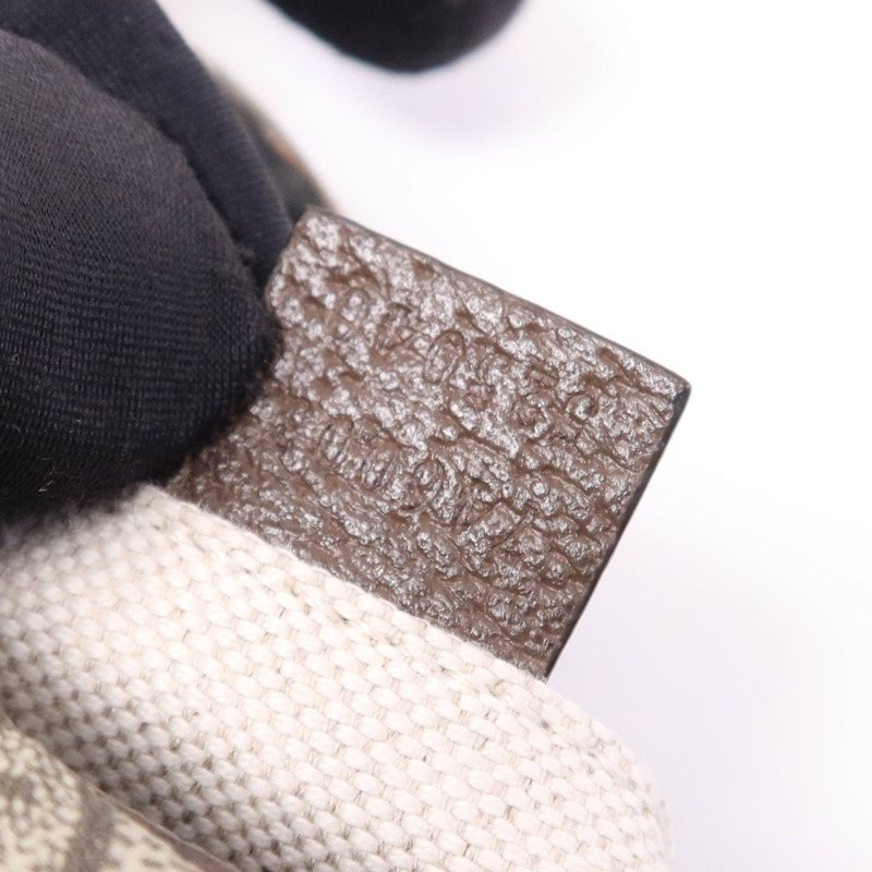 GUCCI 塗層帆布Attache Mini Bag銀扣手挽袋-12