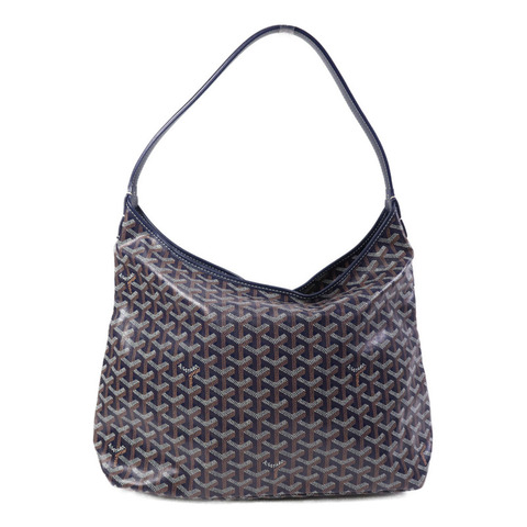 GOYARD 塗層帆布Boheme Hobo銀扣肩背袋