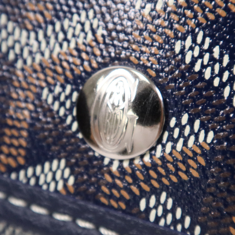 GOYARD 塗層帆布Boheme Hobo銀扣肩背袋-6