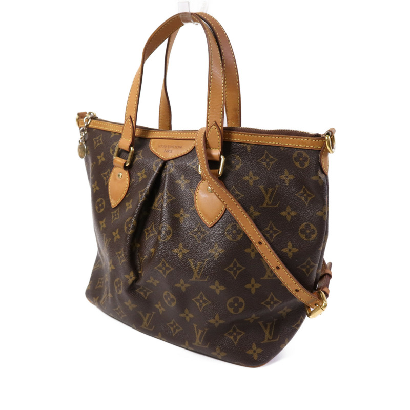 LOUIS VUITTON Monogram Palermo GM金扣手挽肩背兩用袋-2