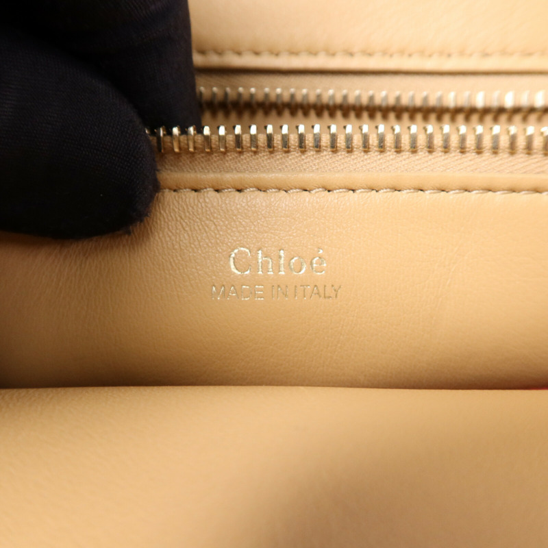 Chloe 牛皮皮革Joyce Small Tote Bag金扣手挽肩背兩用袋-5