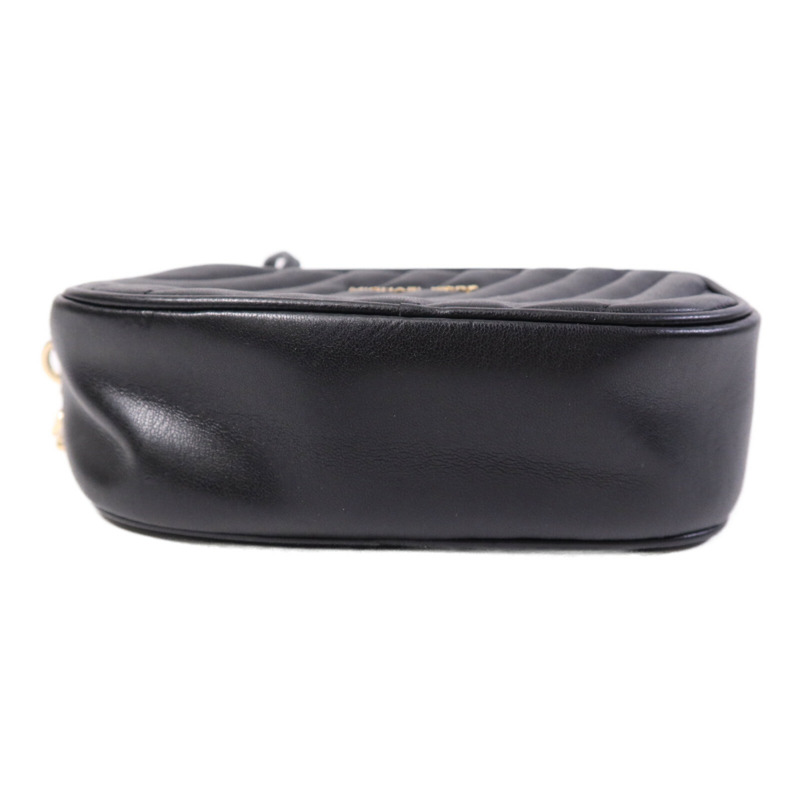 Michael Kors 羊皮皮革Shoulder Bag金扣鏈帶肩背袋-3