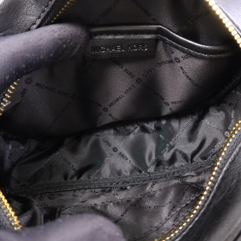 Michael Kors 羊皮皮革Shoulder Bag金扣鏈帶肩背袋-4