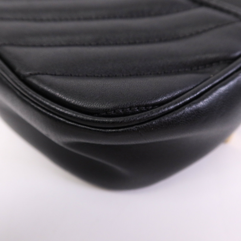 Michael Kors 羊皮皮革Shoulder Bag金扣鏈帶肩背袋-11