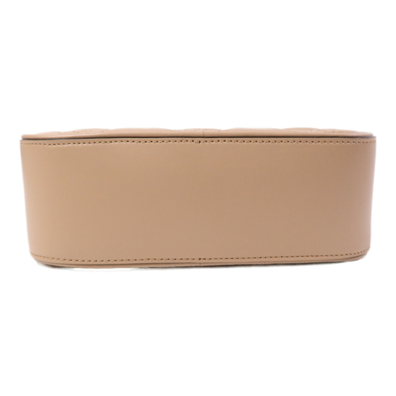 GUCCI 牛皮皮革GG Matelasse Small Shoulder金扣肩背袋-3
