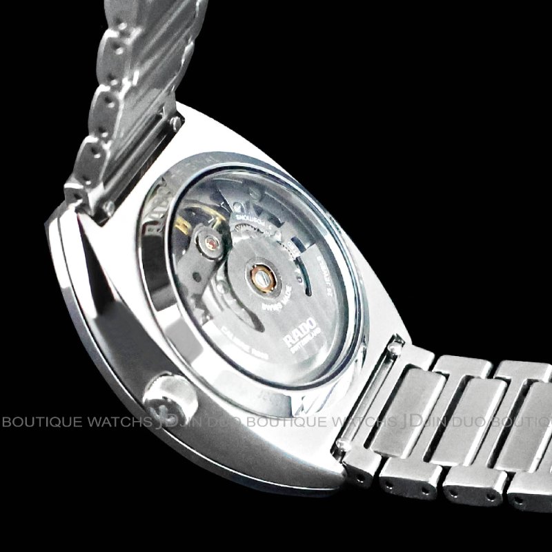 金鐸精品~2509 RADO雷達DiaStar鑽星系列金屬陶瓷鏤空面盤自動上鍊男用腕錶-4