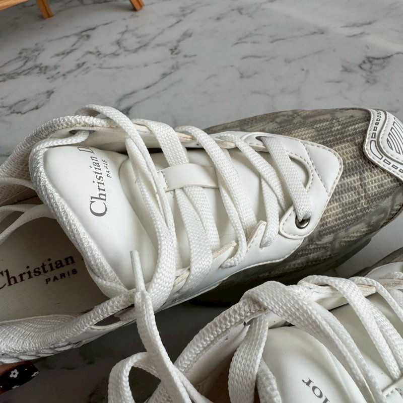 💝價格超甜 DIOR 灰白色花紋 Vibe 運動鞋-9