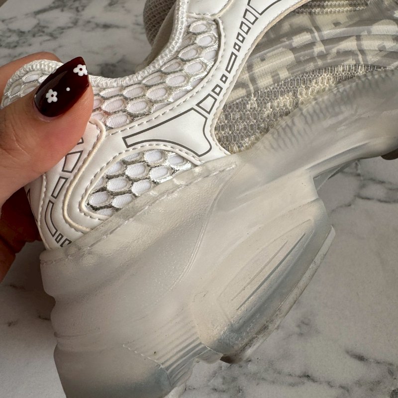 💝價格超甜 DIOR 灰白色花紋 Vibe 運動鞋-18