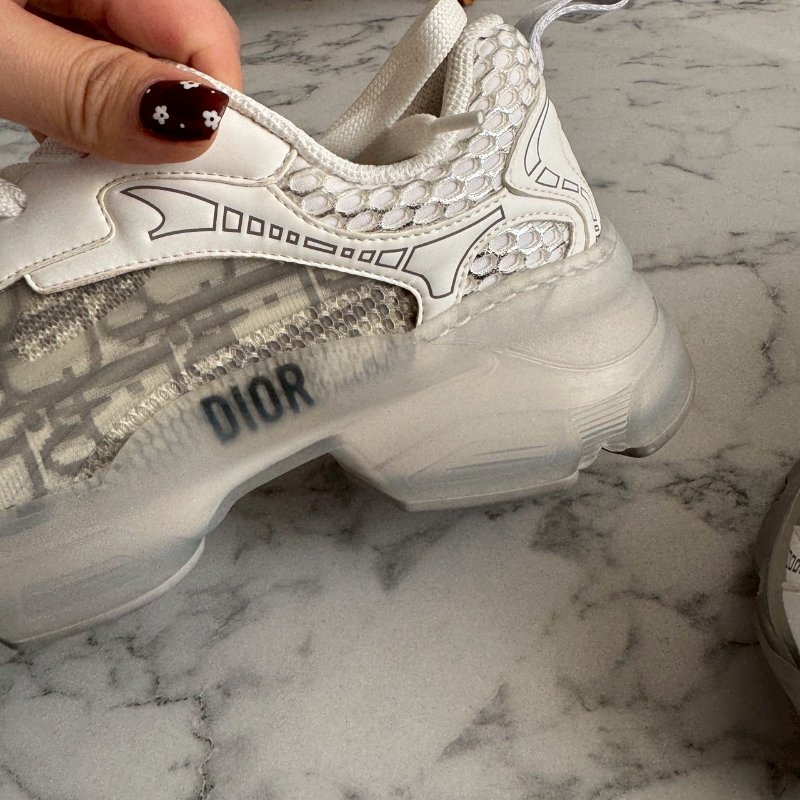 💝價格超甜 DIOR 灰白色花紋 Vibe 運動鞋-22