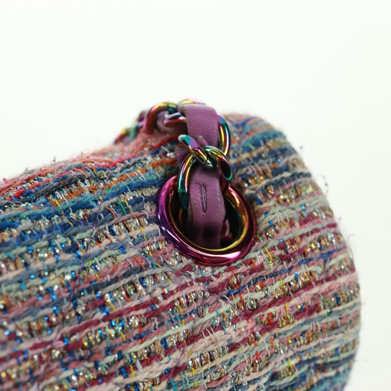 【日本直送】香奈兒 Matelasse 20 鏈條肩背包,斜紋軟呢多色,CC 標誌,貨號 169602SM-7