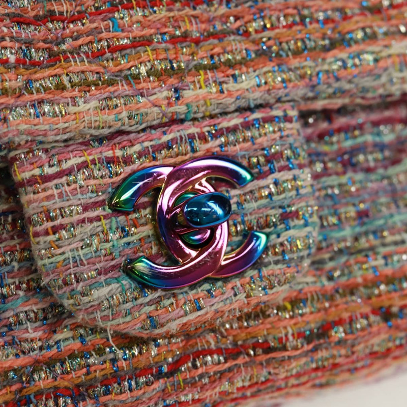 【日本直送】香奈兒 Matelasse 20 鏈條肩背包,斜紋軟呢多色,CC 標誌,貨號 169602SM-18