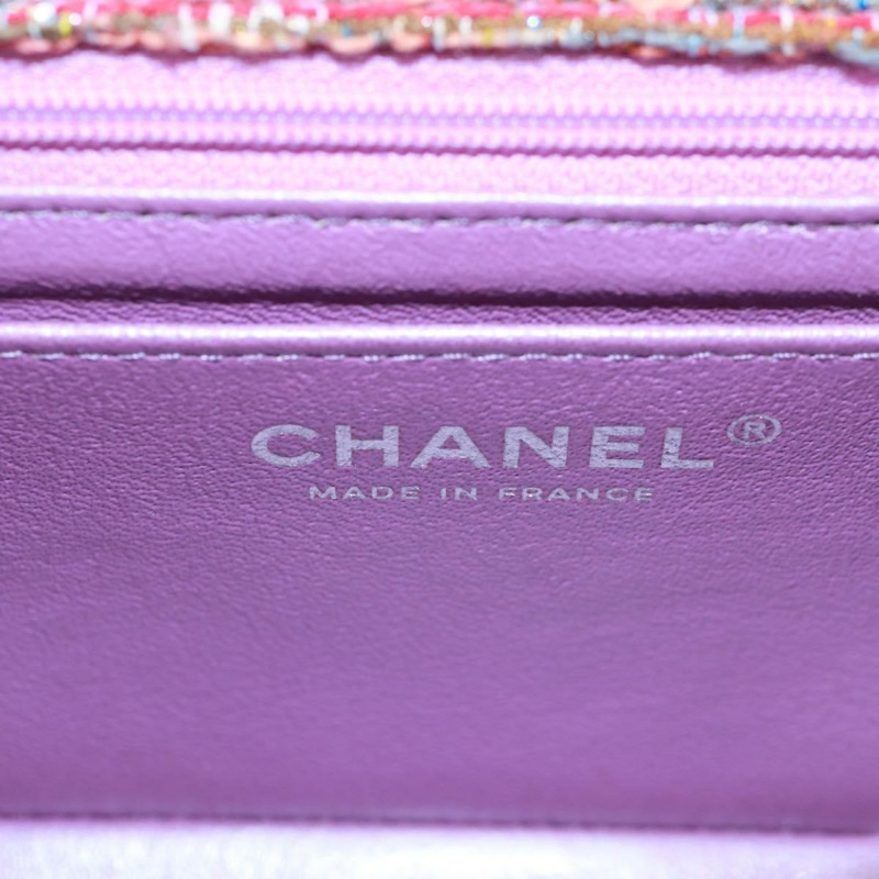 【日本直送】香奈兒 Matelasse 20 鏈條肩背包,斜紋軟呢多色,CC 標誌,貨號 169602SM-20