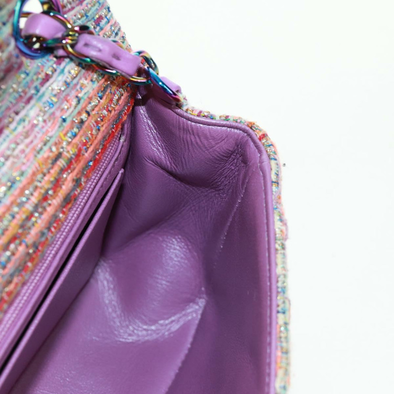 【日本直送】香奈兒 Matelasse 20 鏈條肩背包,斜紋軟呢多色,CC 標誌,貨號 169602SM-21