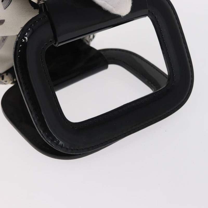 【日本直送】香奈兒航空手袋帆佈白色銀色雙C標誌正品 169837-6