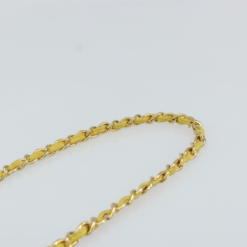 【日本直送】香奈兒 (CHANEL) 鏈條肩背包，羊皮材質，黃金色，CC標誌，正品編號171127V-13