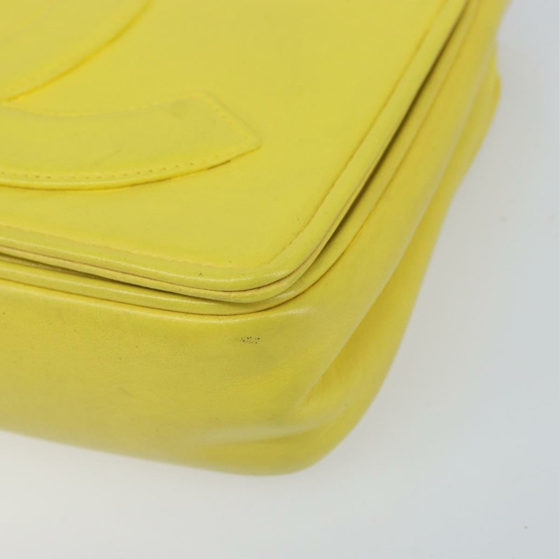 【日本直送】香奈兒 (CHANEL) 鏈條肩背包，羊皮材質，黃金色，CC標誌，正品編號171127V-14