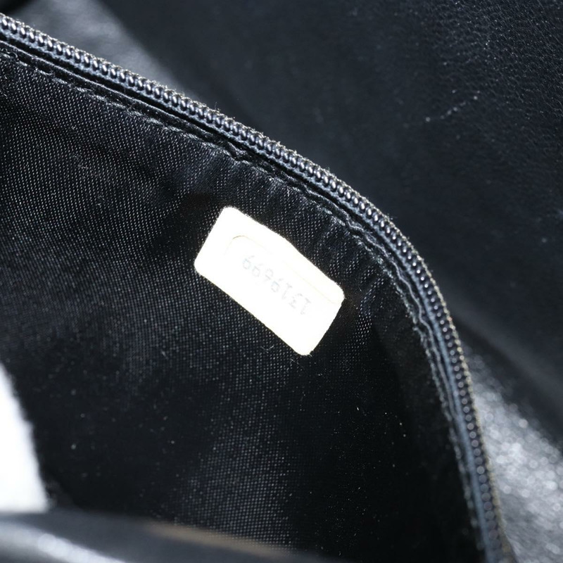 【日本直送】香奈兒 (CHANEL) 絎縫鏈條肩背包，羊皮材質，黑色，金色雙C標誌，正品編號 171174SAV-10