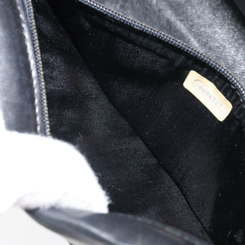 【日本直送】香奈兒 (CHANEL) 絎縫鏈條肩背包，羊皮材質，黑色，金色雙C標誌，正品編號 171174SAV-22